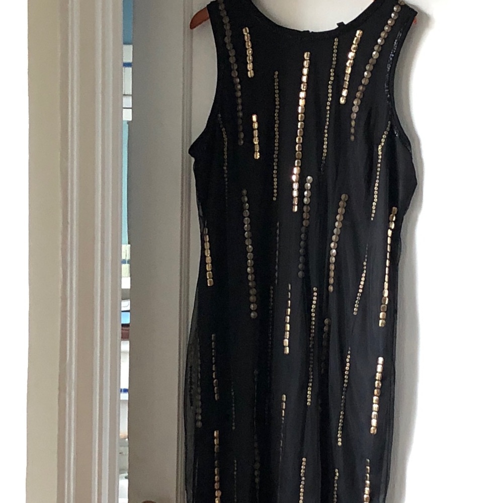 ELOQUII Studio Mixed Metals Sheath Dress Sz 20